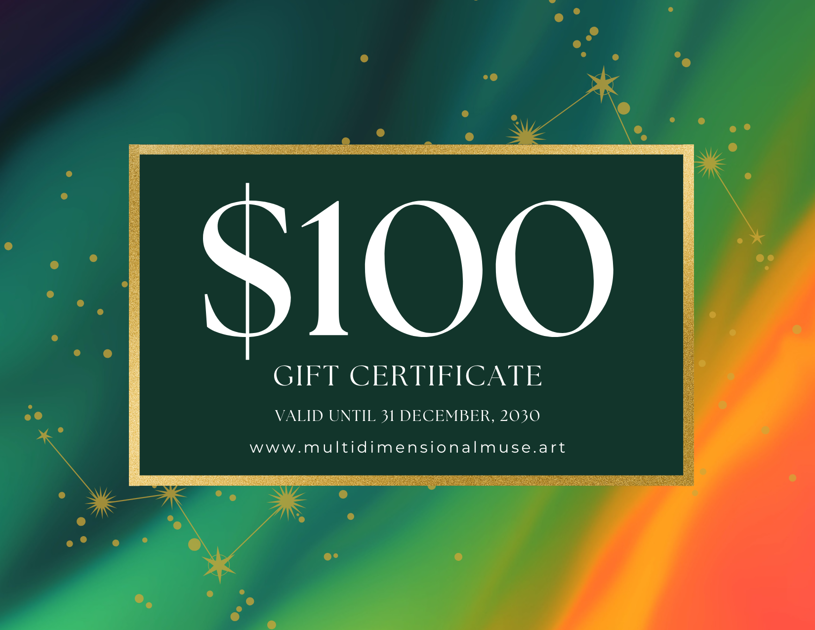 Multidimensional Muse Gift Card